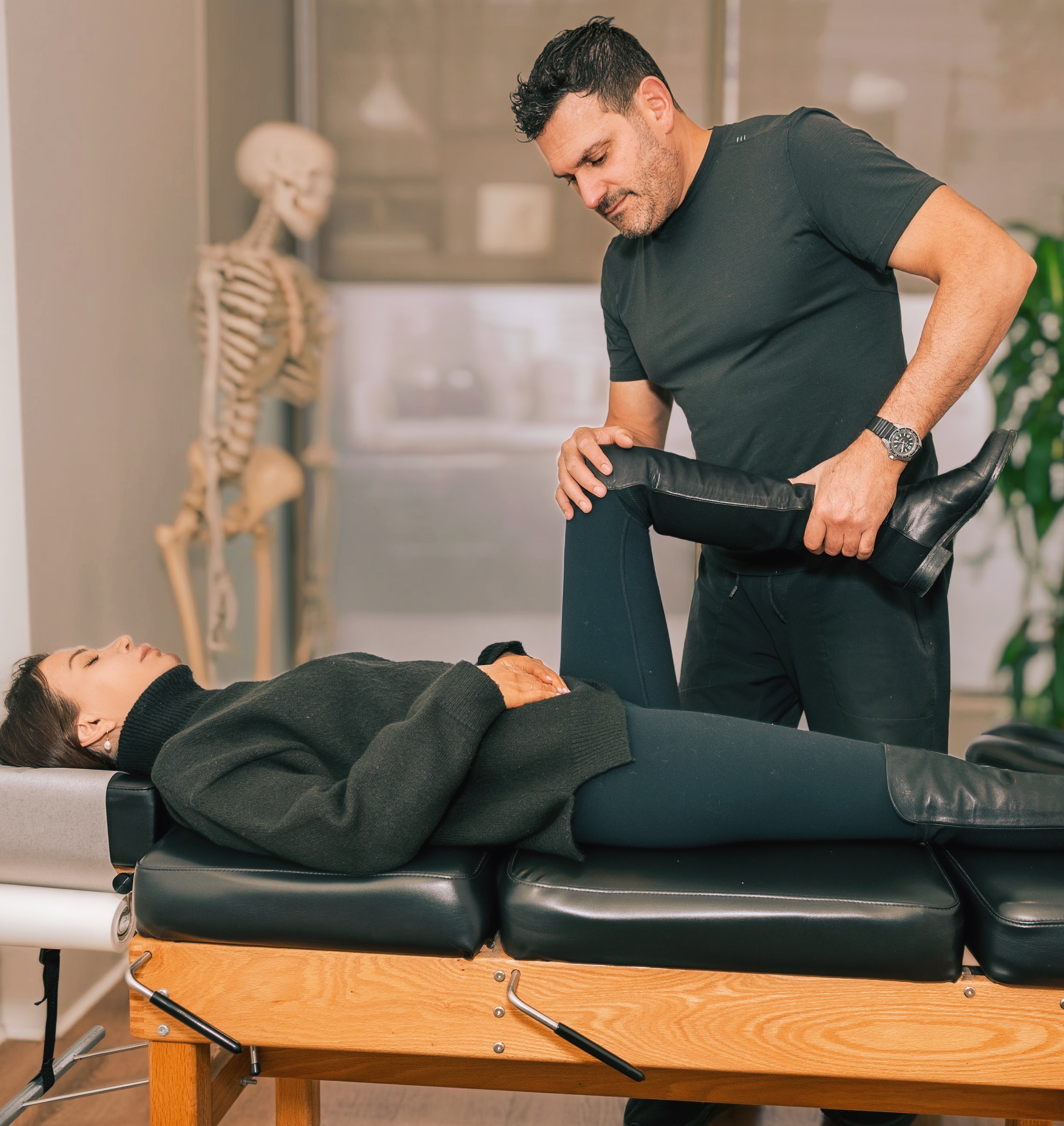 Chiropractic adjustment