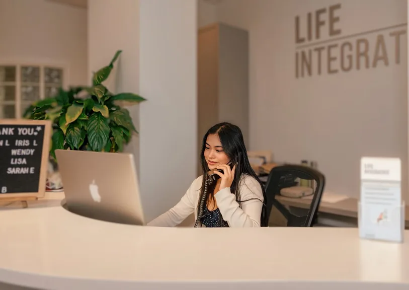 Receptionist at Life Integrative